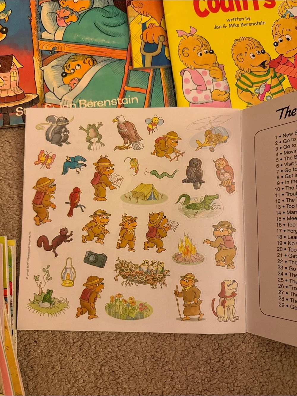 Kids Berenstain Bear Book Set